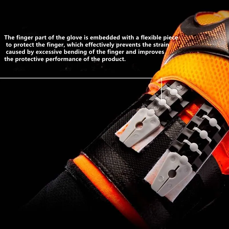 ZHENZU Professional Goalkeeper Gloves Finger Protection Thickened Latex Soccer Goalie Football | Спорт и развлечения