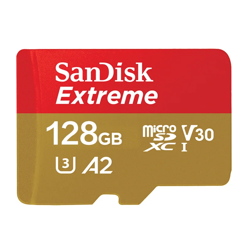 Оригинальная карта памяти SanDisk 256 ГБ 128 экстремальная Micro SD A2 A1 V30 U3 флеш карты 64 32 TF