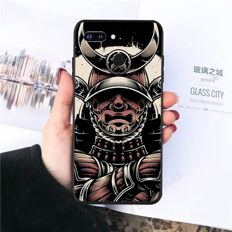 

Japan Samurai Art fish dragon Phone Case For Huawei Enjoy 7 7s 8 8e 9 9e 10 plus P8lite 2017 Honor 5a view9 play 3e