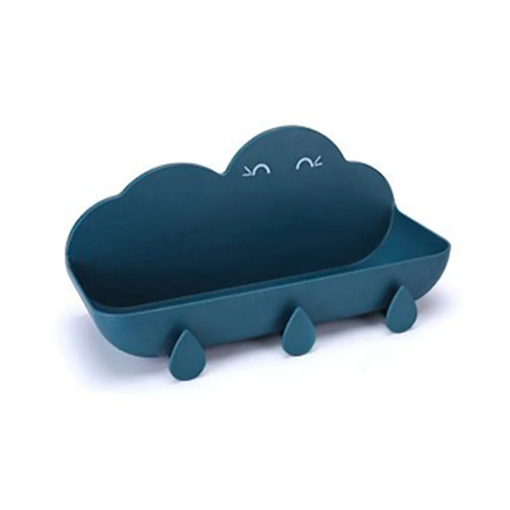 

Hot High Quality No Perforation Wall-mounted Cloud Rack Bathroom And Toilet Multi-function Rack Seamless Pasting Holder