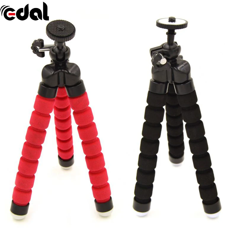 Гибкий штатив Трипод для телефона держатель мобильного зажим камеры монопод