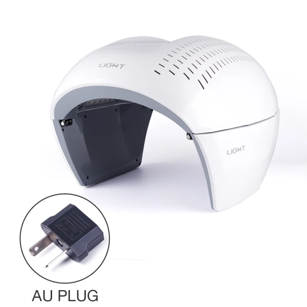AU Plug 4 цвета PDT маска для лица светодиодный светильник терапия машина омоложение кожи маска для лица против старения акне удаление морщин корейский светодиодный маска - Цвет: AU Plug