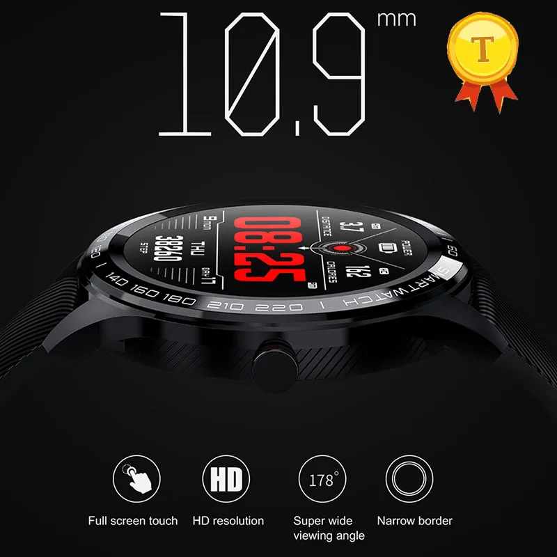 Бестселлер кожаные Смарт-часы ЭКГ + ФПГ пульсометр Монитор артериального