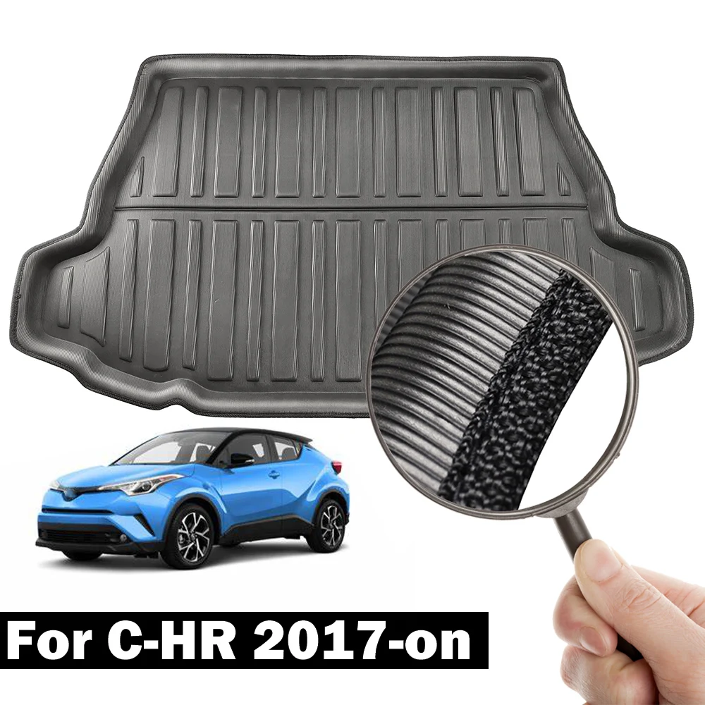 Для Toyota C HR CHR 2017 2018 2019 2020 коврик для ботинок задний багажник лайнер грузовой пол