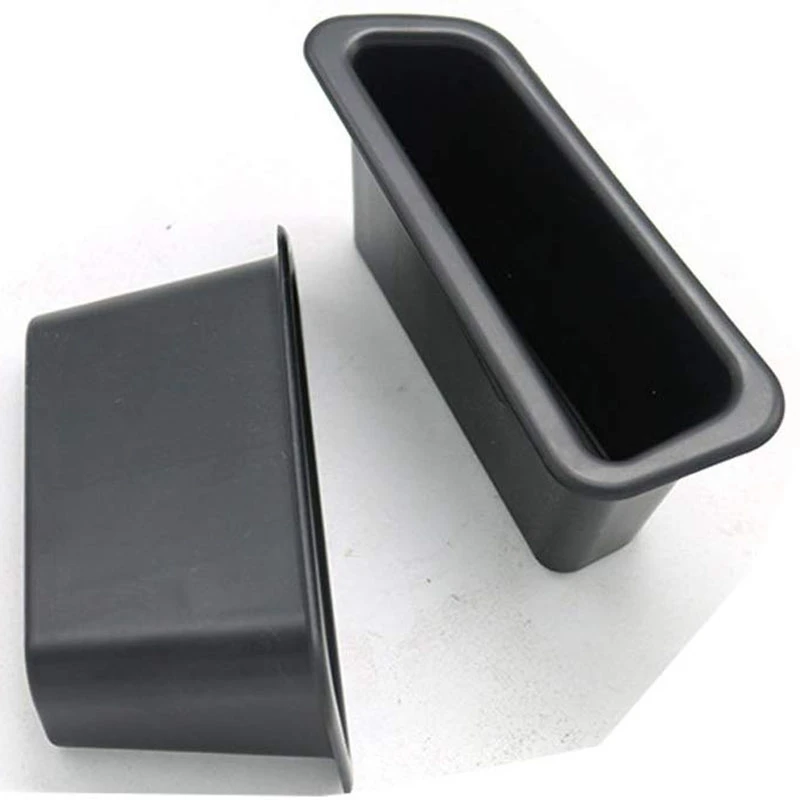 2 шт. черный контейнер для передней двери боковая коробка хранения ручка