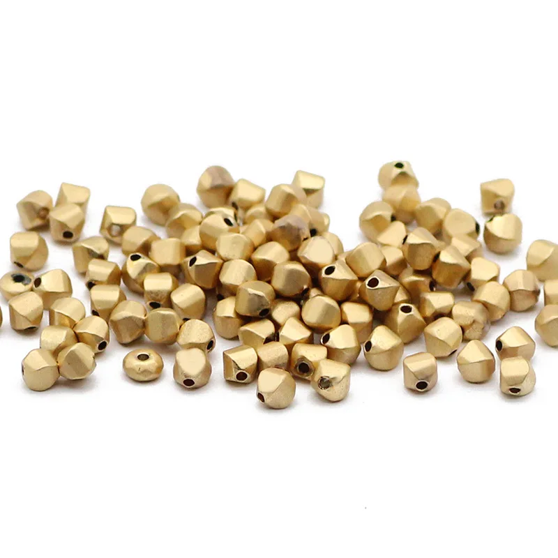 

Matte Gold Silvers Twisted Shape Charm 3/4mm Hematite Natural Stone Loose Spacer Beads For Jewelry Making DIY Trendy Accessories