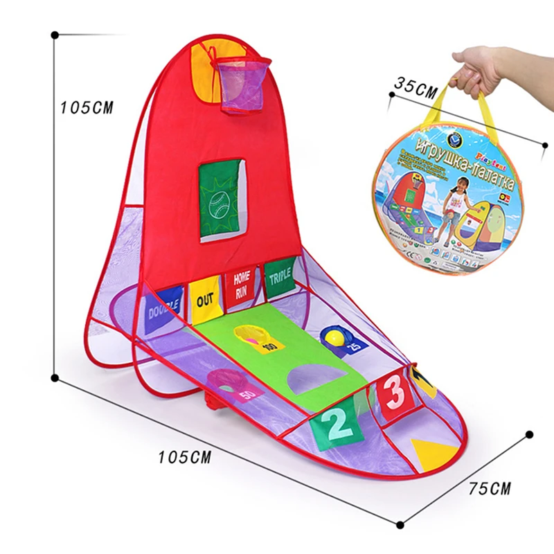 

Ball Tent Play House Basketball Basket Tent Ocean Ball Pool Outdoor Indoors Sport Kids Toys Beach Lawn Play Tent Scoring
