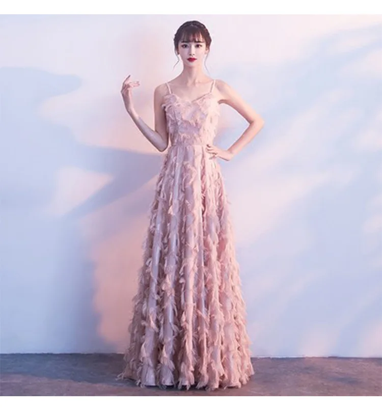 Женское вечернее платье без рукавов розовое облегающее Ципао в китайском стиле