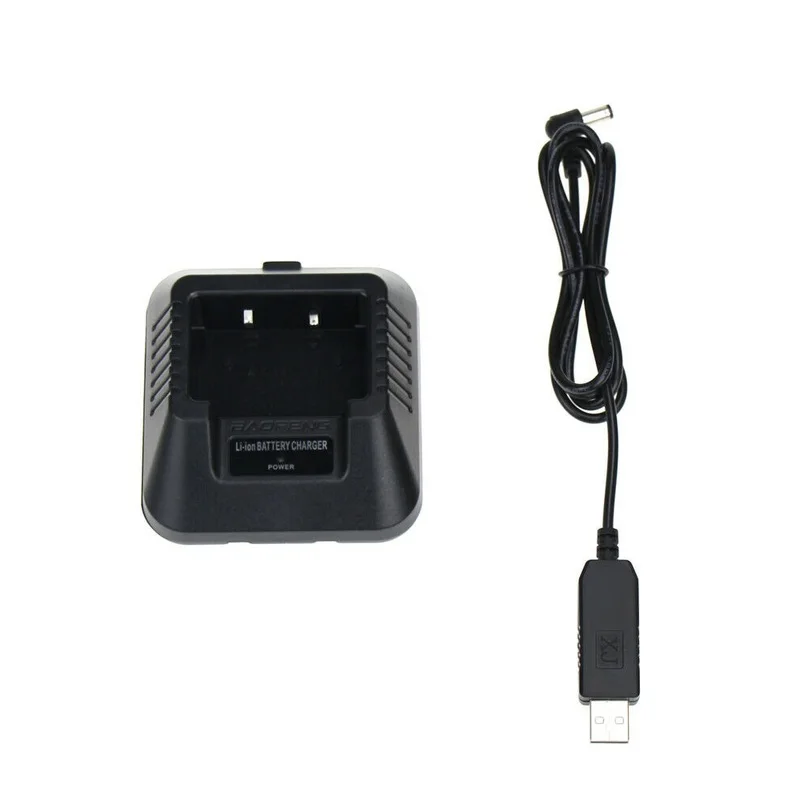 USB адаптер UV-5R Зарядное устройство двухстороннее Радио UV5R Двухканальные рации Baofeng литий-ионный Батарея Зарядное устройство Интимные аксессуары zaryadnoye ustroystvo