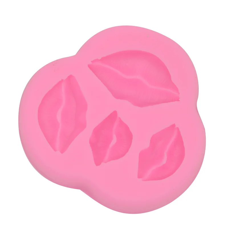 1 шт сексуальные силиконовые формы для губ помадные украшения торта инструменты