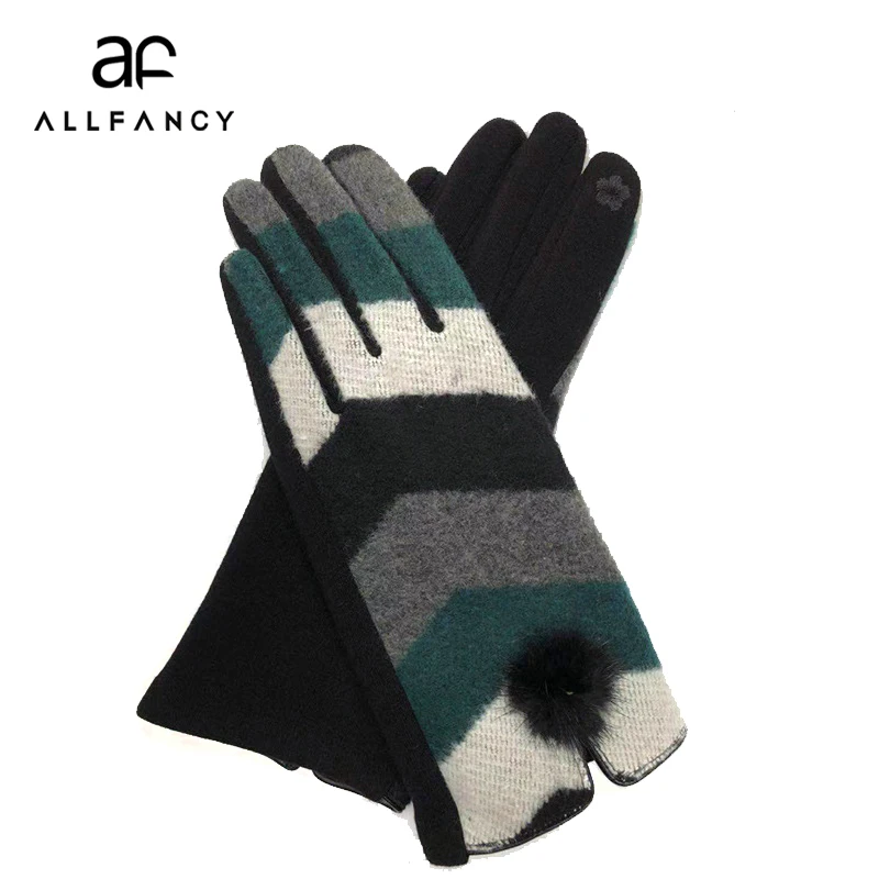 Allfancyженские гофрированные перчатки для боулинга чтобы сохранить тепло и холода