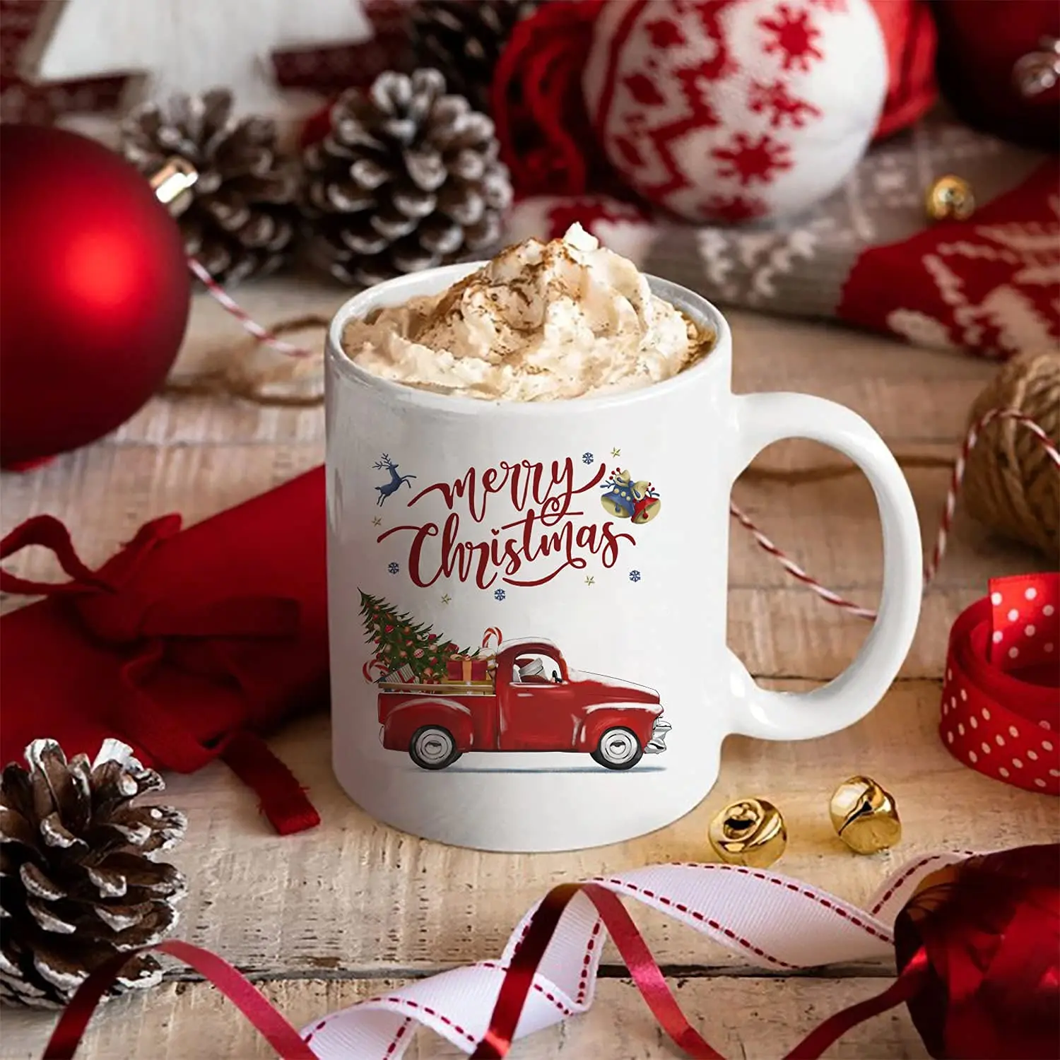 

Gifts for Valentine's Day Ceramic Mug Christmas Cup Birthday Present Custom Mugs Coffee Cups Christmas and New Year's Day Stand