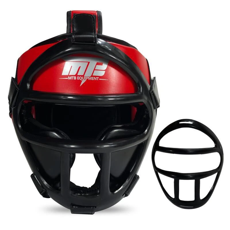 Боксерские головные уборы с полным покрытием для детей и взрослых маска на шлем