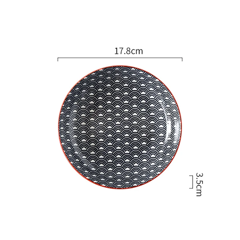 Керамические тарелки FANCITY креативные холодные домашние рисовые | Дом и сад