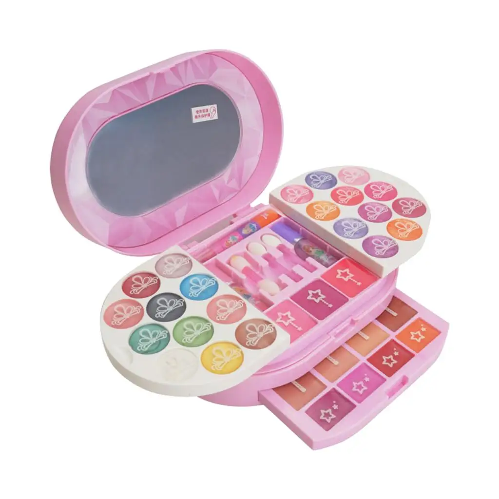 

Girls Children's Kids Makeup Set Washable Beauty Cosmetics Kit Birthday Gift