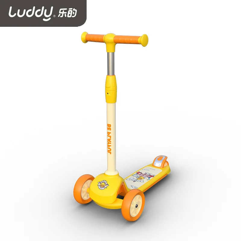 

Kick Scooter Children For 2~12 Years Old Kids Gravity Skating Car Plug-in Three-Wheeled Scooter