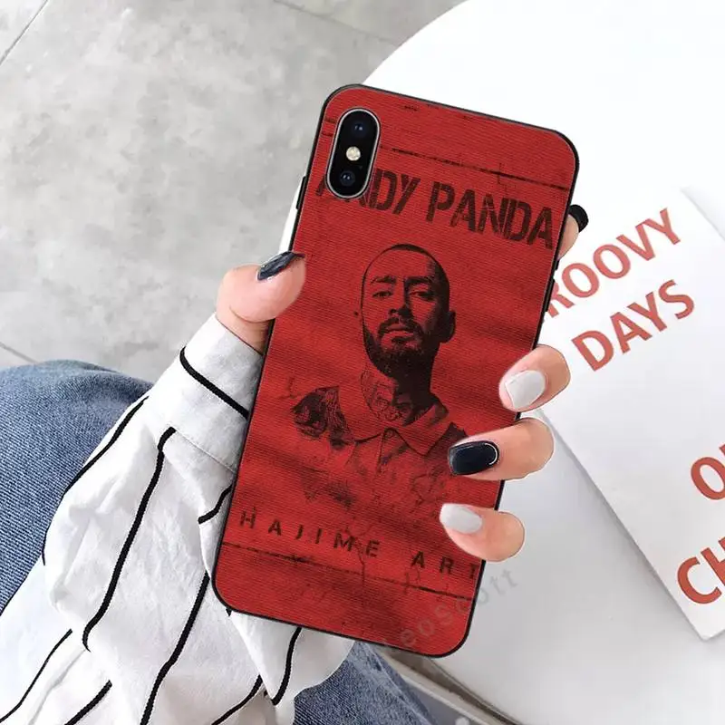 

Hajime MiyaGi Andy Panda Phone Case for iPhone 11 12 mini pro XS MAX 8 7 6 6S Plus X 5S SE 2020 XR