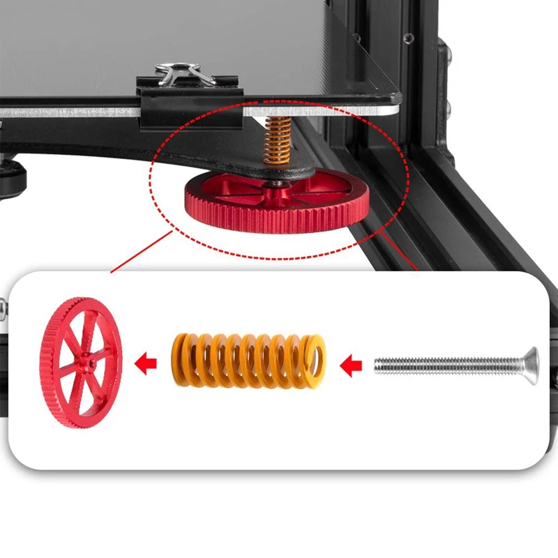 Creality Upgrade алюминиевый набор аксессуаров для винта и гайки Ender 3/3 Pro/3 X/3 V2 5/5 Plus |