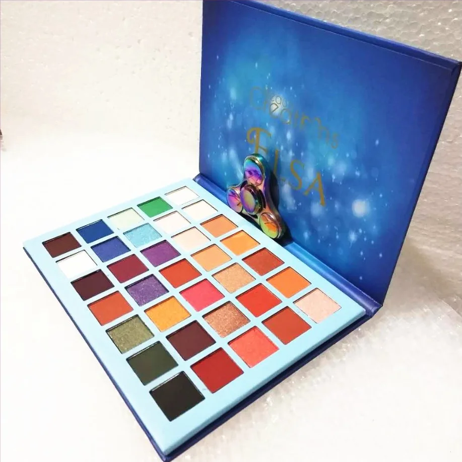 Синие мраморные Звездные тени для век 35 цветов жемчужные матовые мерцающие