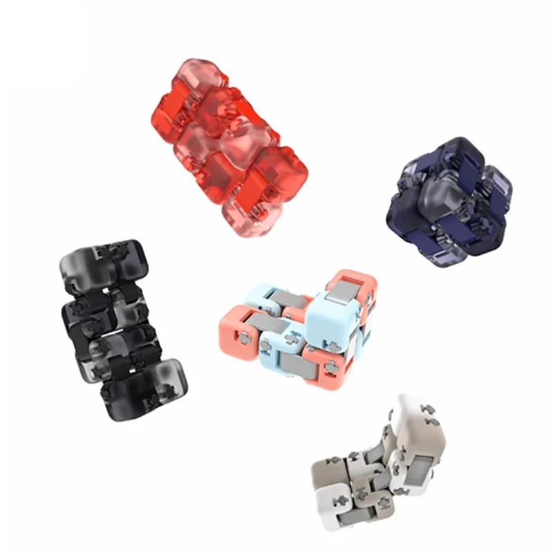 Random Color 1pcs Mijia Mitu случайный цвет пальчиковые кубики строительные блоки Необычные слепые Упакованные интеллектуальные игрушки Mi Smart мини-игрушки подарок для детей - Цвет: Random Color 1pcs