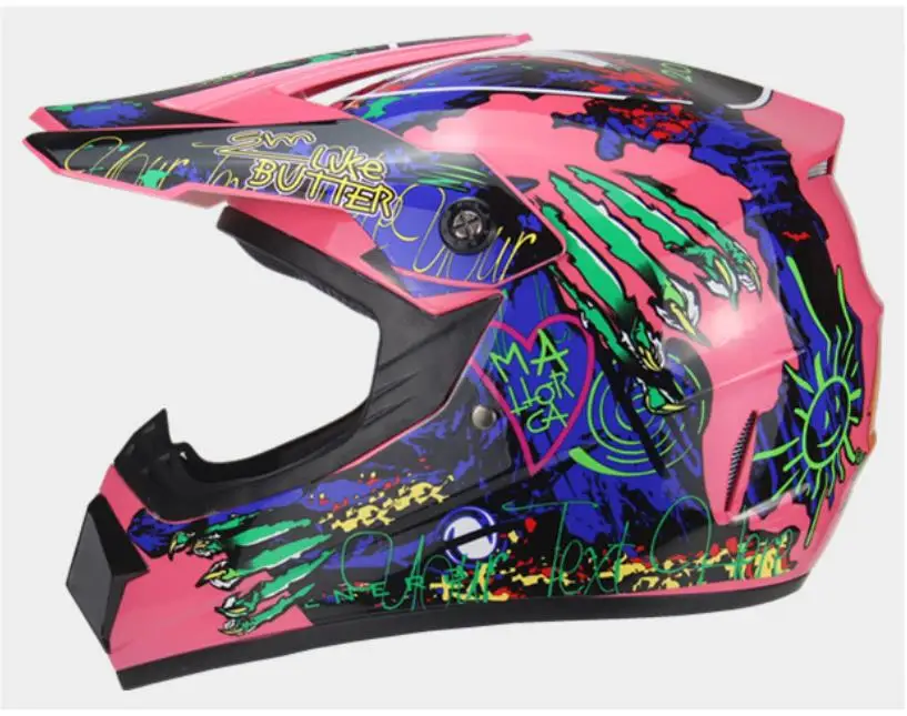 helmet 12 Полностью черный ребенок латка детская крест тела защиты брони Moto шлем DH MX жилетка для маунтинбайкинга Броня колена защита для локтей защита головы - Цвет: helmet 12