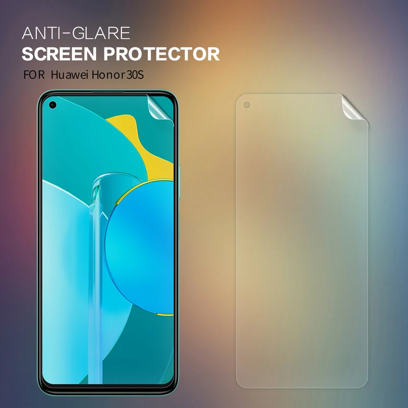 Для Huawei Honor 30 30S Антибликовая Защитная пленка для экрана матовая защитная против