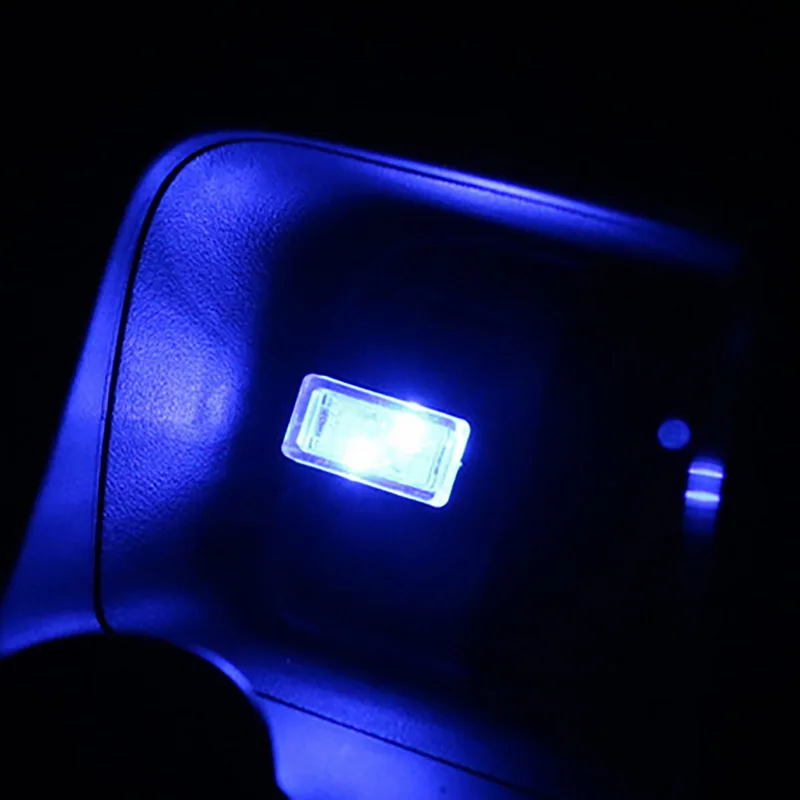 Мини USB ночной Светильник СВЕТОДИОДНЫЙ Автомобильный интерьерный светильник s