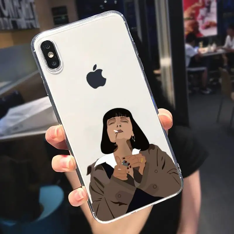

Greatest movie ever made Pulp Phone Case Transparent soft For iphone 5 6 7 8 11 12 s c se plus mini x xs xr pro max cover