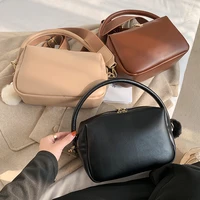 Fashion Designer Small Shoulder Bags 2021 Winter PU Leather Womens Handbag Trend Branded Handbags Crossbody Tote Hand Bags
