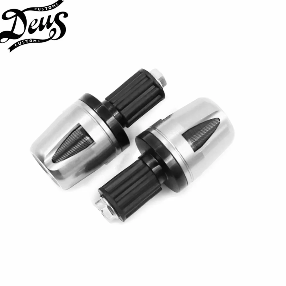 

Handle Bar Ends Grips Universal for Honda Ducati Yamaha Kawasaki 7/8" 22mm Motorcycle Handlebar Counterweight Plug Slider