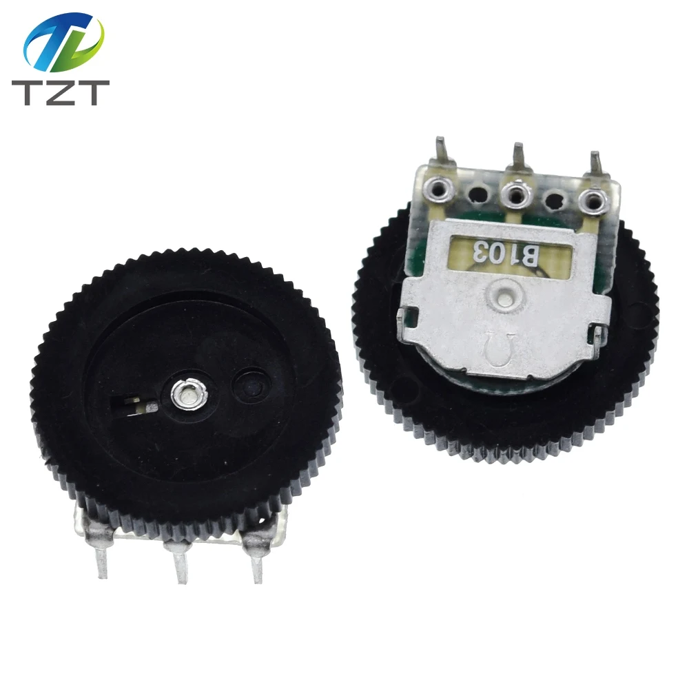TZT 10 шт. B103 16x2 мм 10K Ом двойной циферблат конический объем колеса дуплекс