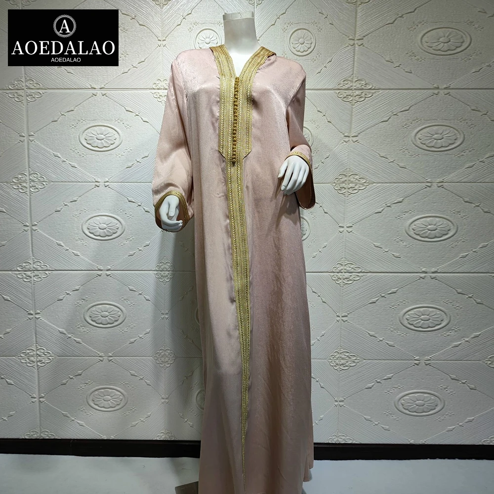 

Long Dresses For Muslim Women Hooded Abaya Fashion Velvet Ribbon Long Sleeve Moroccan Turkish Arabic Clothes 2020 Indian Dress