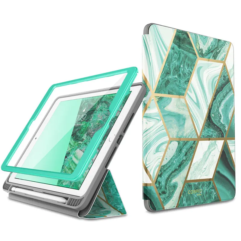 Для iPad 9,7 чехол(/) i-Blason Cosmo Trifold чехол-подставка с функцией автоматического сна/пробуждения и карандашом, встроенная защита экрана