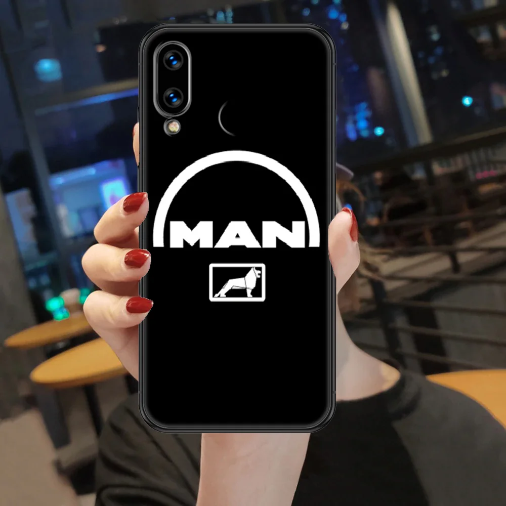 

man trucks strong car Phone case For Huawei Honor 6 7 8 9 10 10i 20 A C X Lite Pro Play black 3D coque silicone waterproof