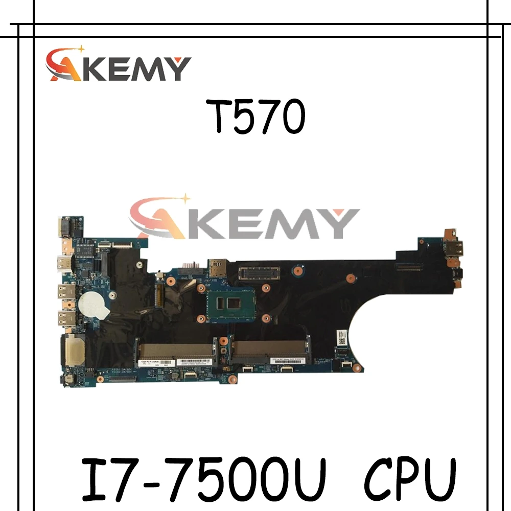 

Материнская плата 448.0AB06.0011 для ноутбука Lenovo Thinkpad T570 P51S, Материнская Плата ЦП I7 7500U DDR4 100%, протестированная работа