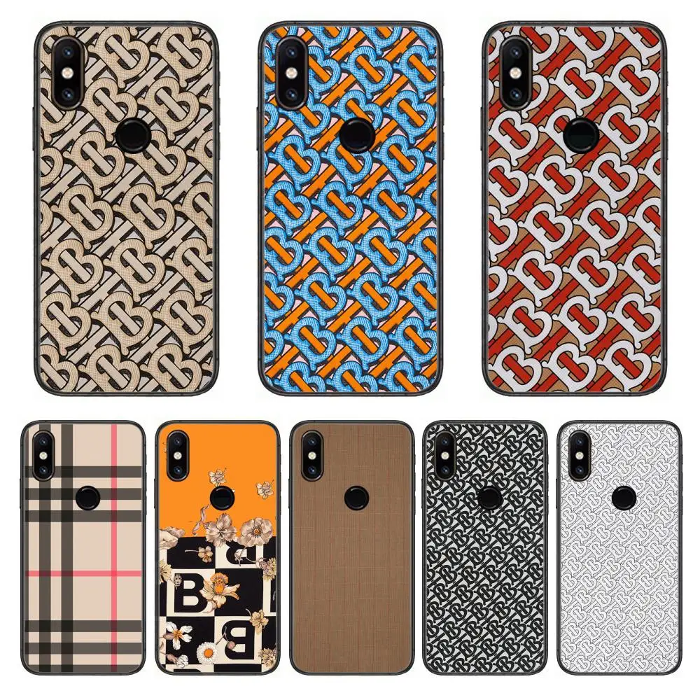 fashion brand case  Phone Case For xiaomi M2 C3 X3 F2 Lite NFC 6 5 x Poco k30 Pro Anime Black Cover Silicone Back Pretty
