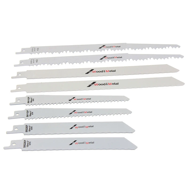 8 шт. сабельная пила из высокоуглеродистой стали для Makita Hitach Blade резки дерева и
