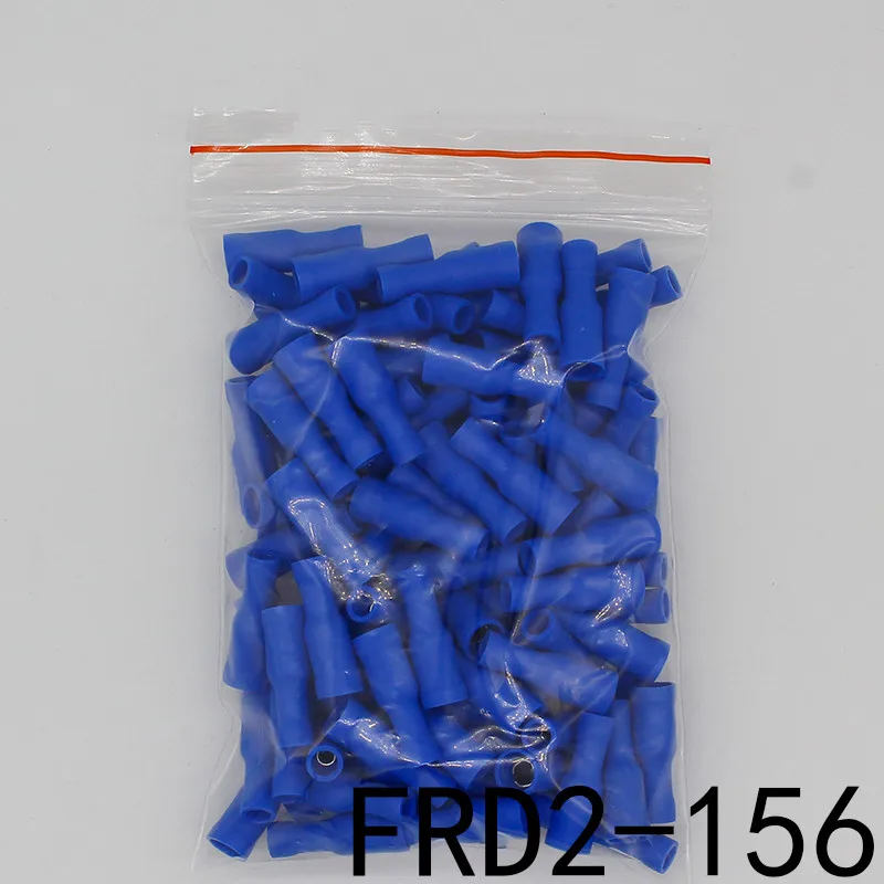 

FRD2-156 FRD2.5-156 100PCS Bullet Shaped Female Insulating Joint Wire Connector Electrical Crimp Terminal AWG16-14 FRD