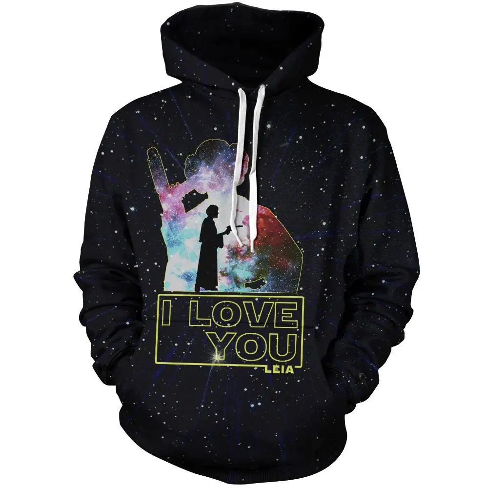 Костюм Люка из «Звездных Войн», толстовки для косплея, осень, для мужчин и женщин, аниме, 3D печать, куртка на молнии, аниме, свитер с капюшоном