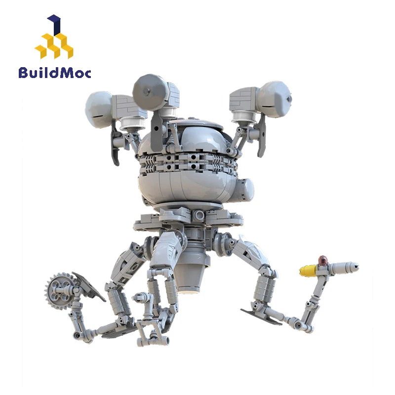 

BuildMoc Expert Robot Droid Mr.Handys Movie Figures Building Blocks MOC Machine Set Bricks Toy For Children Gift