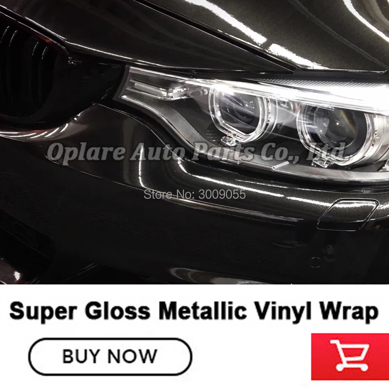 Высококачественная суперглянцевая виниловая пленка с металлическим блеском для