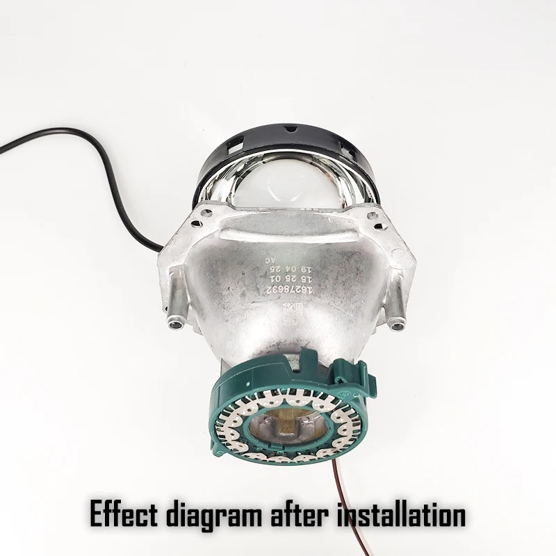 Auto RGB Headlight Projector Lamp LED Devil Denon Eyes For APP Remote 3.0 Inch Hella 3 G5 Koito q5 Projector Headlight Lens