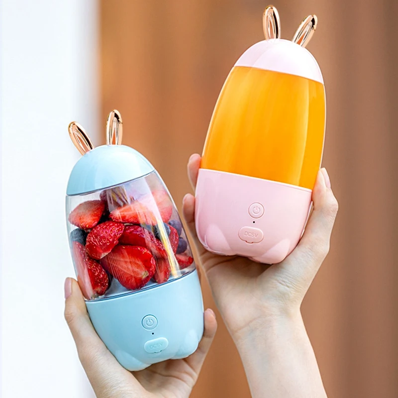 

Vitamin Electric Fruit Juice Cup USB Rechargeable Smoothie Maker Blender Machine Sports Bottle Cute Juicing Cup