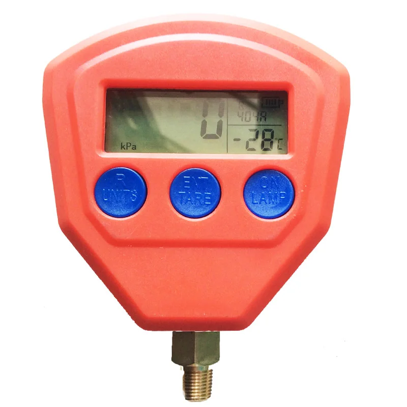 SP R22 R410 R407C R404A R134A Кондиционер Холодильное вакуумное медицинское оборудование на батарейках цифровой манометр - Цвет: Красный