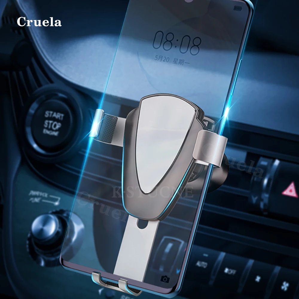 

Car Air Vent Universal Phone Gravity holder For iPhone 11 12 Pro Max Xiaomi 10 Huawei P40 Mate 30 Samsung S10 Phone Car Holder