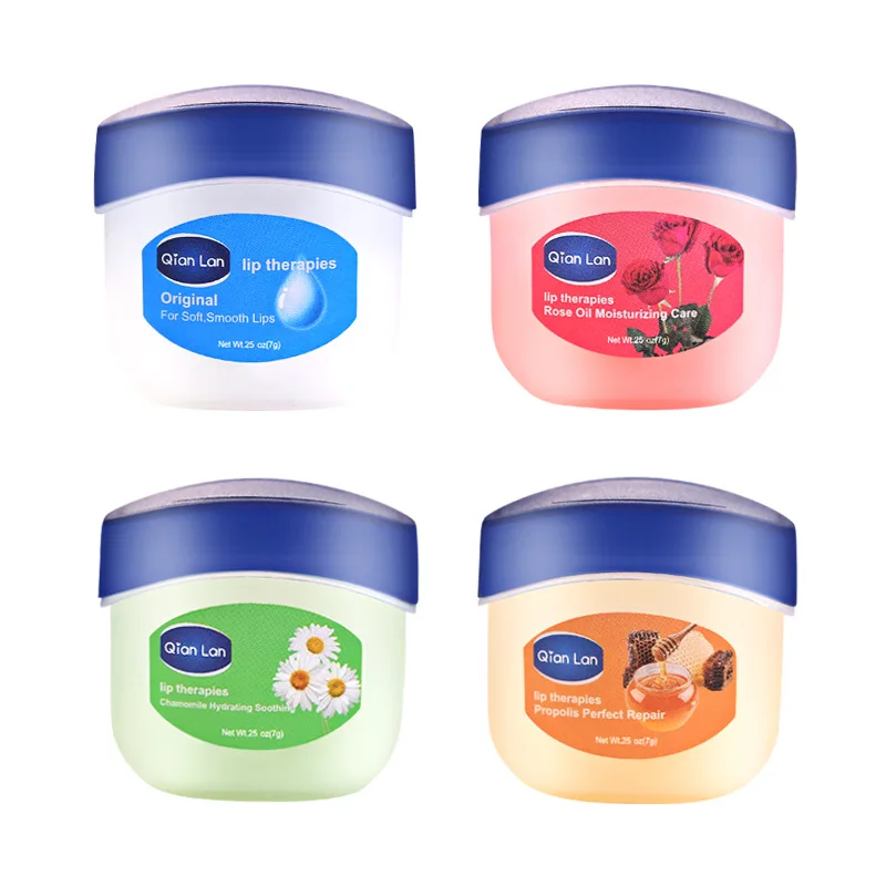 Бальзам для губ вазелиновый увлажняющий основа помады макияж натуральное