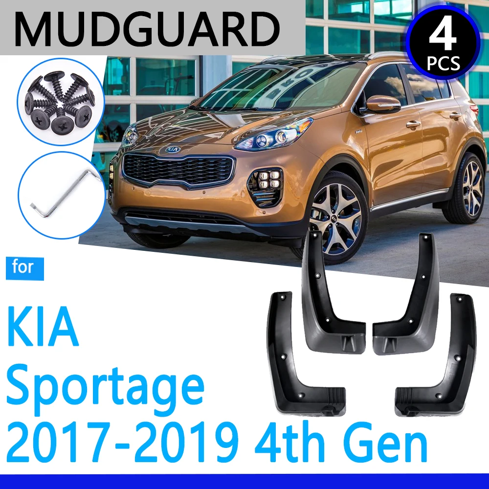 

Mudguards fit for KIA Sportage QL 2017 2018 2019 Car Accessories Mudflap Fender Auto Replacement Parts