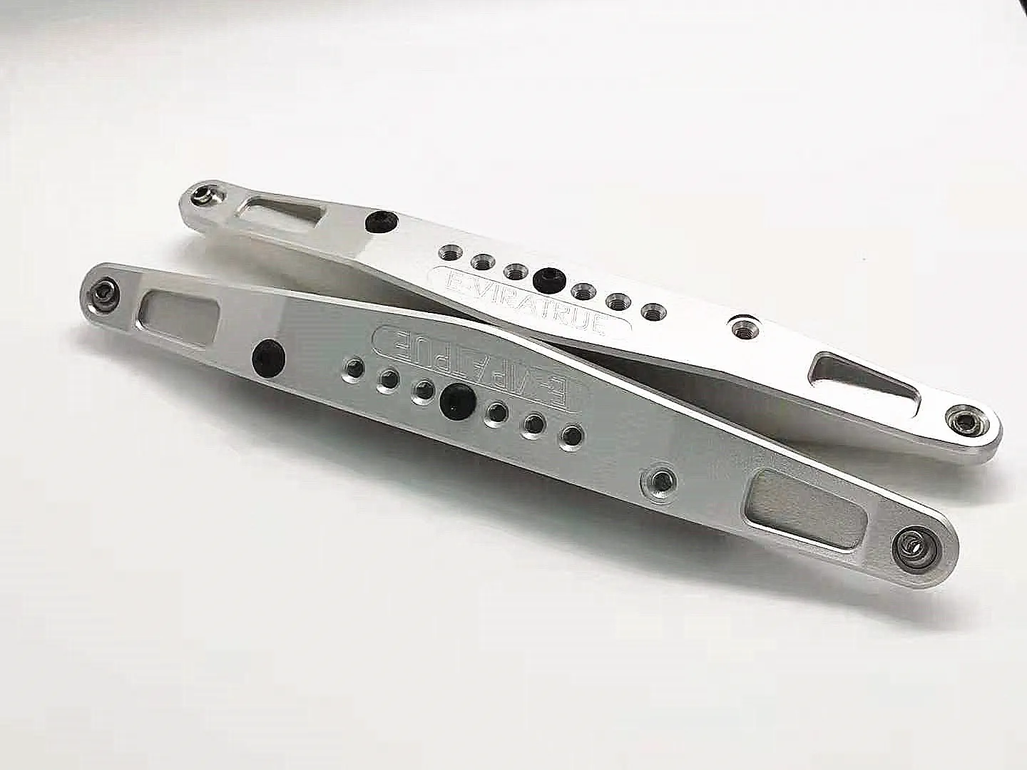 GVM RC CNC 7075 aluminum Rear Trailing Arm For Losi-Super BAJA REY 2.0 1/6 LOS254067 silver enlarge