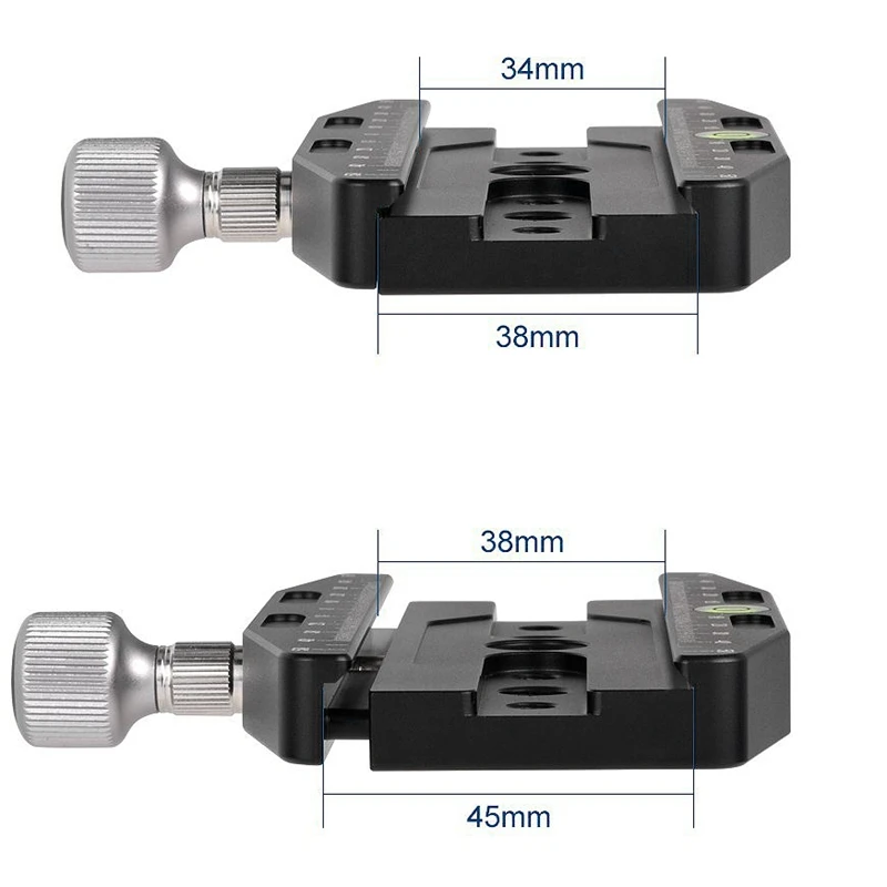 

CL-110N Quick Release Clamp with Aluminum Alloy for Quick Release Plate and Tripod or Monopod Compatible with Arca-Swiss