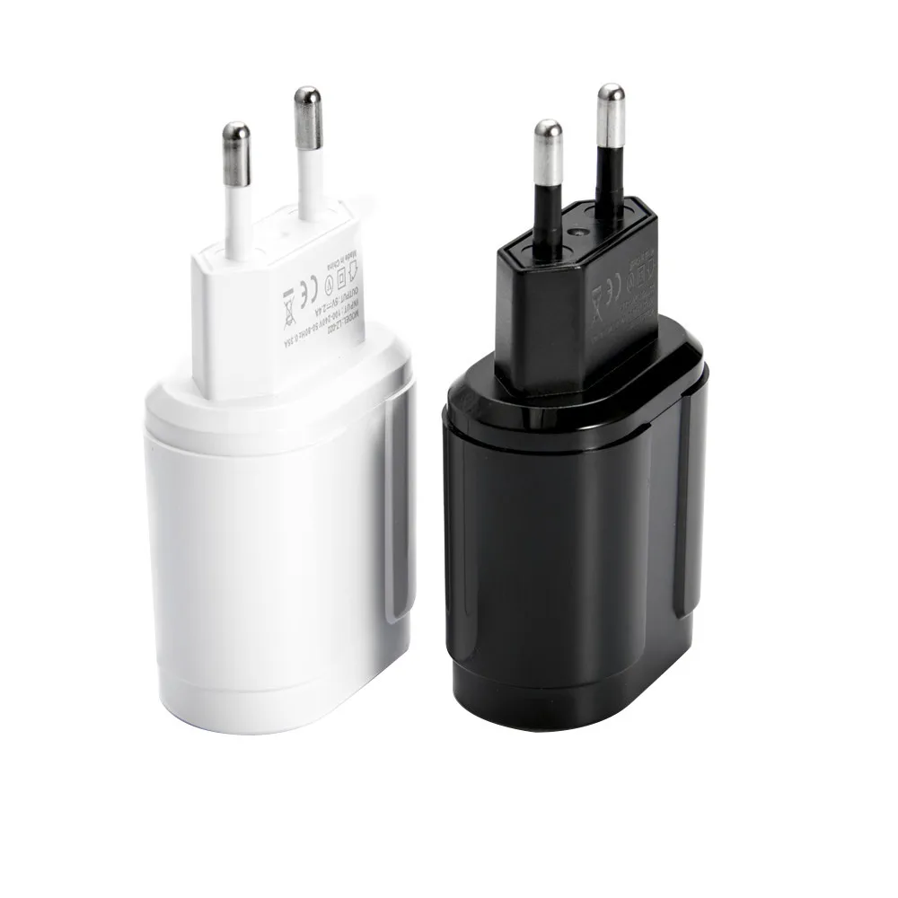 Ouhaobin USB зарядное устройство 2 порта 5 В/2 4 а для iPhone XS Max настенный адаптер EU штекер